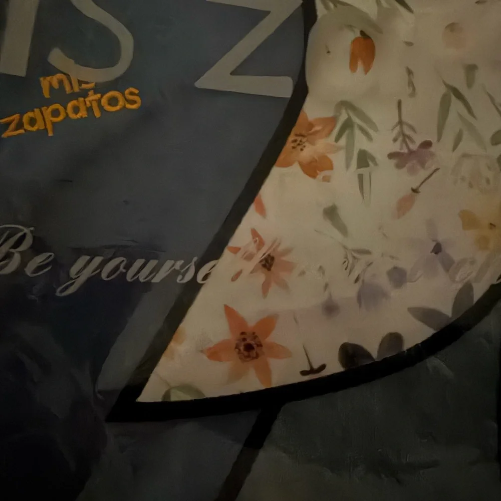 Mis Zapatos Blue Backpack; Woman In Sneakers Graphic Design NWT